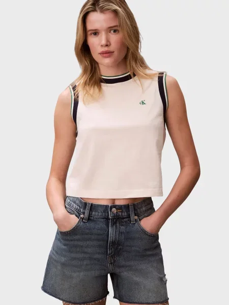 Топ Calvin Klein Jeans білий
