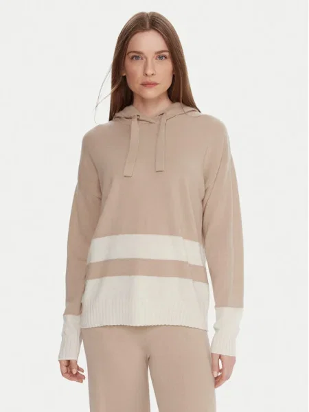 United Colors Of Benetton Pulover Boxy Fit bej