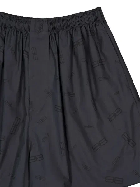 Pantaloni scurți Balenciaga cu imagine gri