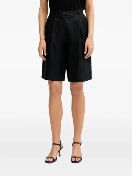 Pantaloni scurți Sisley de in negru
