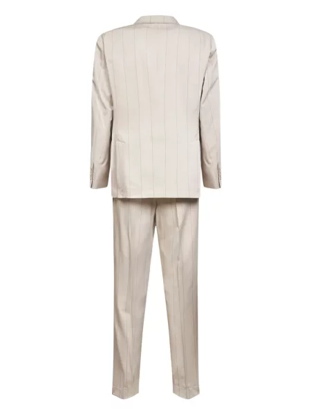 Costum Brunello Cucinelli cu dungi cu rever