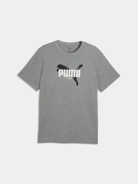 Футболка PUMA Graphics Tee комбінований верх сірий