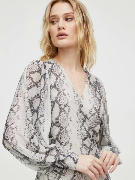 Сукня Bruuns Bazaar midi розкльошена коричневий