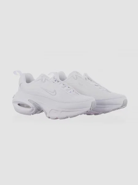 Кожаные повседневные кроссовки Nike Air Max белые