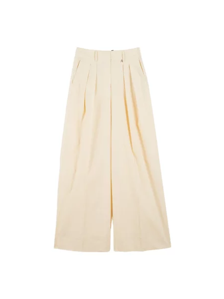 Spodnie palazzo Twinset beżowe