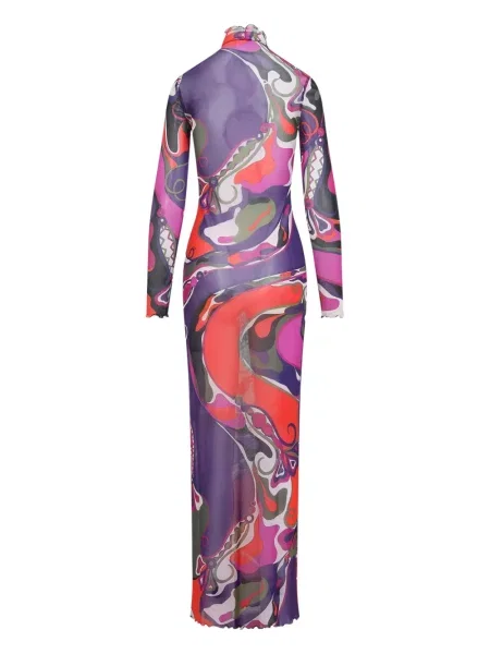 Rochie Pucci cu imagine de costum violet