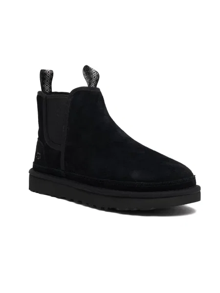 UGG Bőr bokacsizma NEUMEL fekete