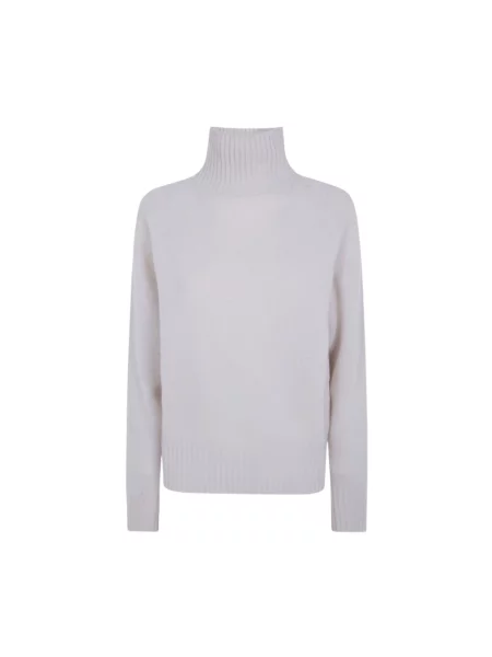 Sweter z golfem Seventy biały
