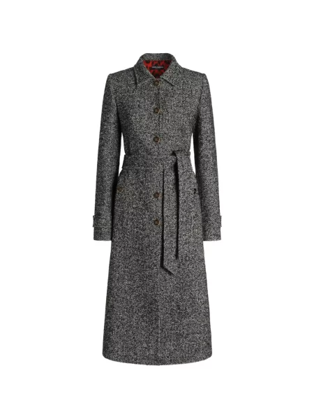Palton Dolce & Gabbana de lână gri