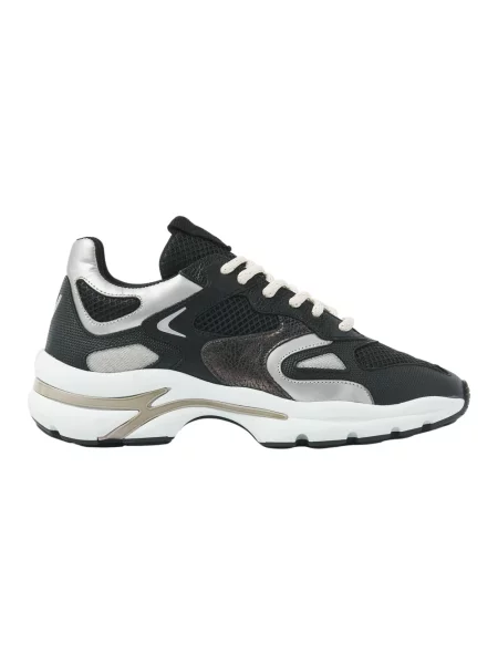 Sneakersy Via Vai skórzane czarne