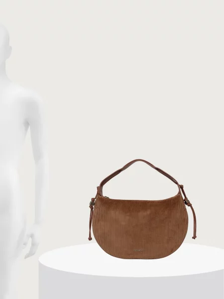 Coccinelle сумочка hobo вельветова