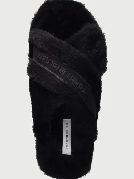 Tommy Hilfiger пантофи дамски TH FEMININE HOUSE SHOES черно