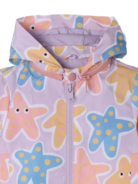 Kurtka dziecięca Stella Mccartney fioletowa