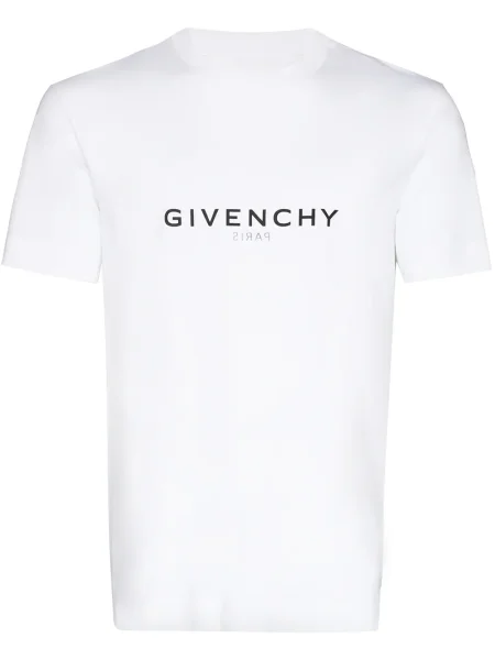 Тениска Givenchy с принт бяло
