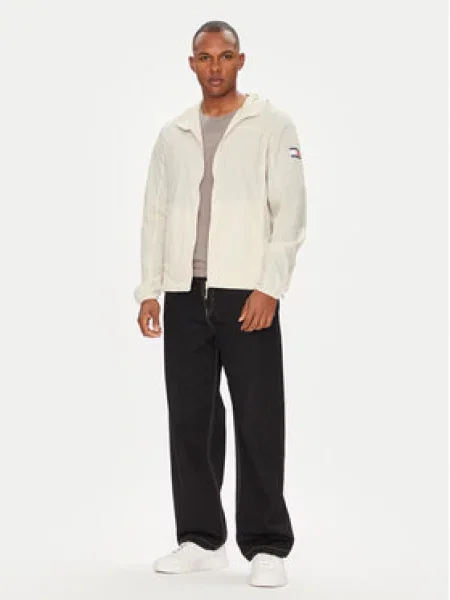 Tommy Jeans Bunda pro přechodné období béžová