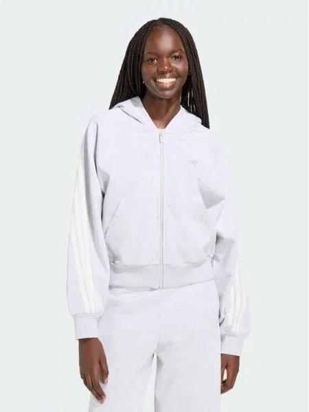 Adidas Світшот Kit Full Zip Hoodie сірий