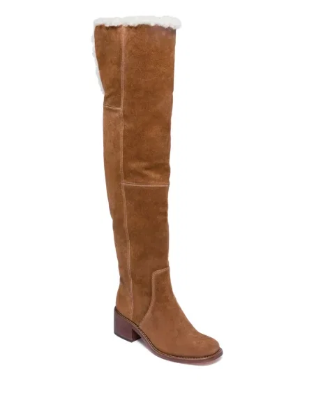 Botine Bernardo din piele de căprioară maro