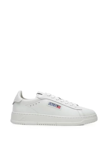 Sneakerși Autry din piele cu autograf alb
