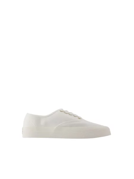 Sneakersy Maison Kitsune sznurowane koronkowe białe