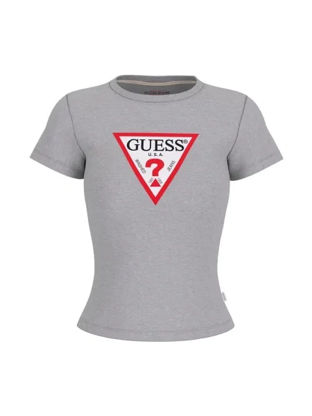 Krátke tričko Guess Jeans biela