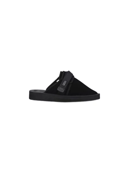 Suicoke klapki zamszowe ZAVO-VS ZAVO.VS-BEIGE. czarny