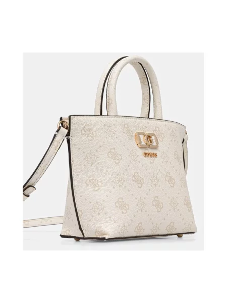 Guess torebka crossbody z imitacji skóry EMELIE beżowa