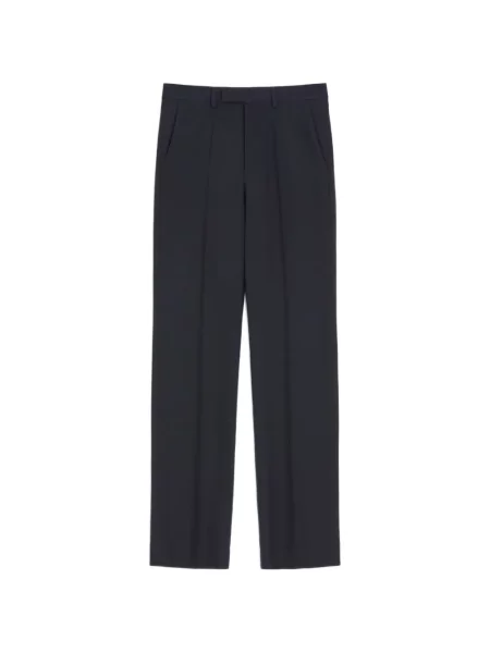 Pantaloni Valentino Garavani de lână albastru