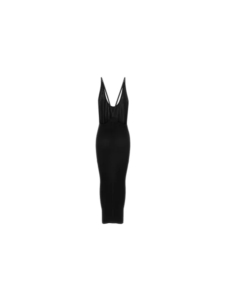 Sukienka maxi Dsquared2 czarna