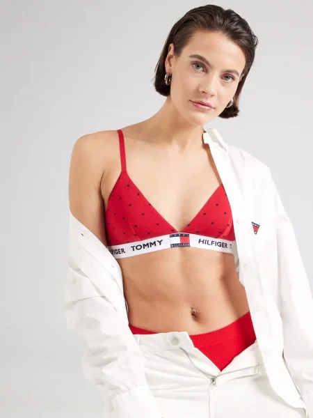 Tommy Hilfiger Sutien Bralette Roșu alb