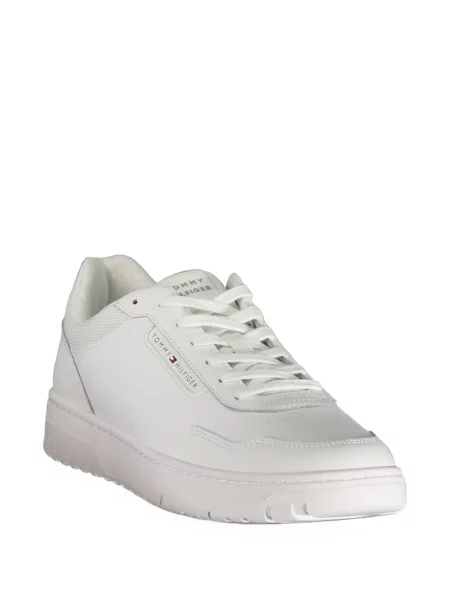 Sneakerși Tommy Hilfiger cu imagine alb