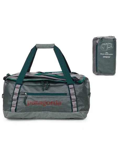 Cestovná taška Patagonia Black Hole Duffel 40 l noble grey čierna