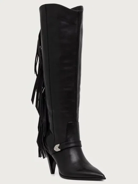 Pinko De piele cizme Vane 03 negru