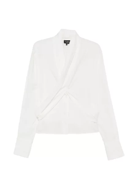Cămașă Lavi Couture cu legături alb