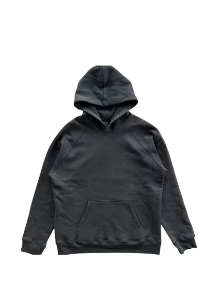 Szív mintás kapucnis melegítő felső Chrome Hearts fekete