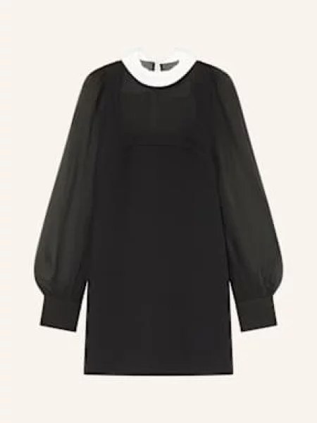 Dorothee Schumacher Sukienka Koktajlowa Emotional Essence Z Kokardą schwarz biała