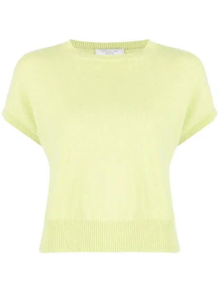 Cropp pulover Teddy Cashmere fără mâneci din cașmir verde