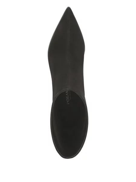 Cizme scurte Potamy din piele de căprioară maro