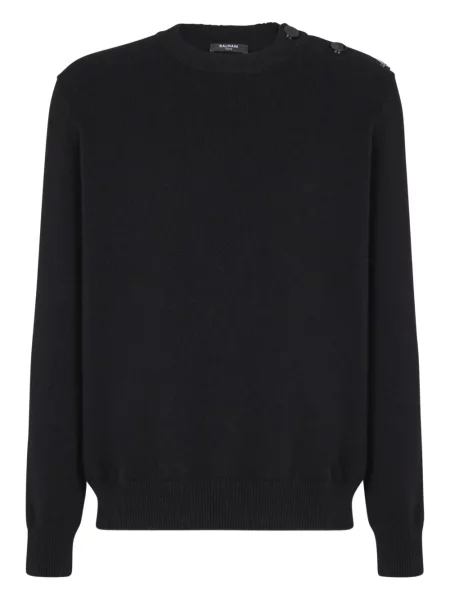 Pulover Balmain din cașmir negru