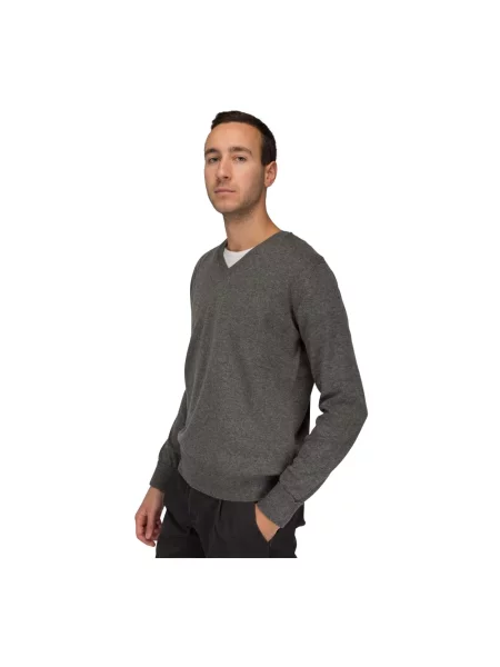 Sweter Ballantyne z kaszmiru szary