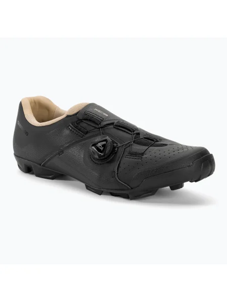 Olcsóbban. Női MTB kerékpáros cipő Shimano fekete. Méret: 38 EU fekete