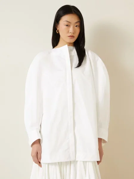 Jacquemus Oversized Halenka La Chemise Pittore bílá