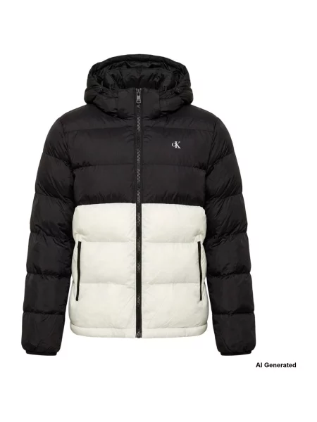 Džínsová bunda Calvin Klein Jeans čierna