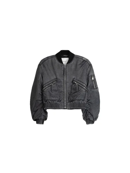 Bershka Prehodna jakna grafit