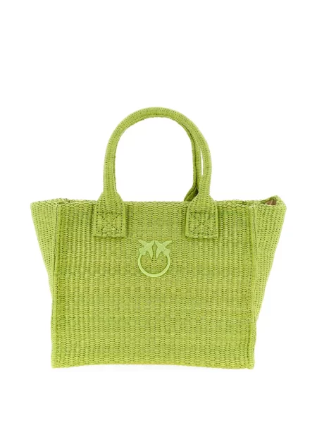 Geantă shopper Pinko verde