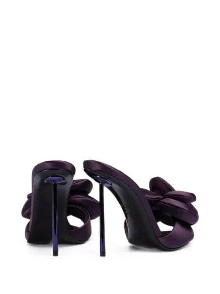 Sandale Le Silla din satin violet