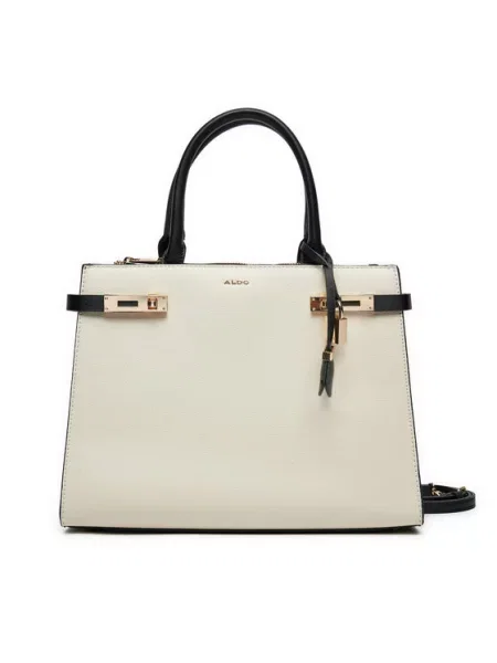 ALDO Ročna torbica MANILLA črna / volneno bela bež