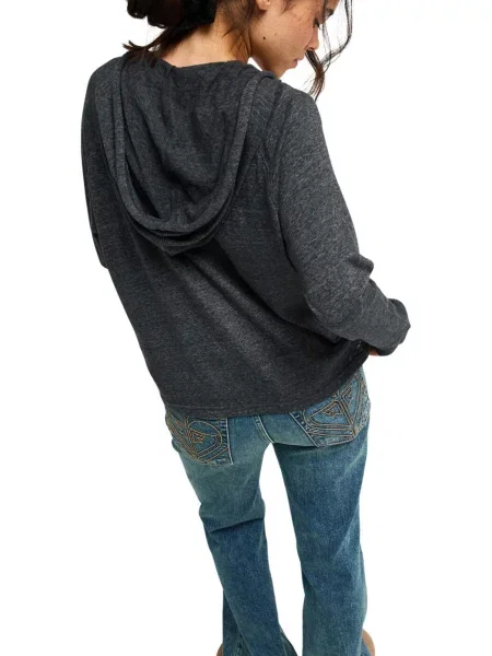 Bluza z kapturem dla Kobiety DESTINATION SURF czarny