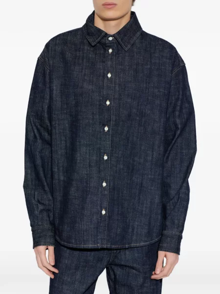 Cămașă din denim Jacquemus albastru