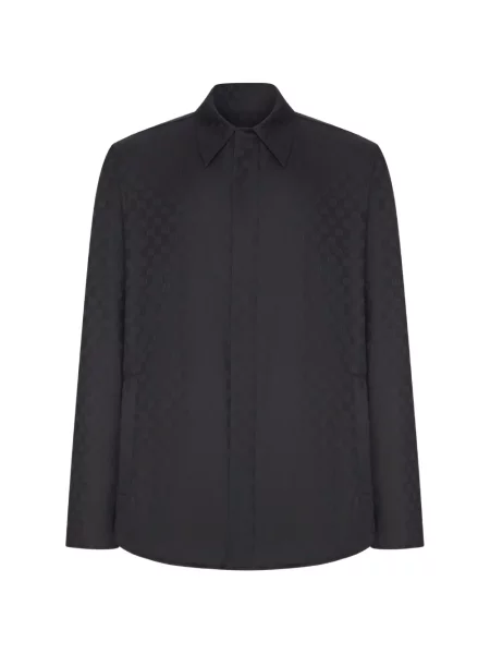 Cămașă Gucci din canvas negru