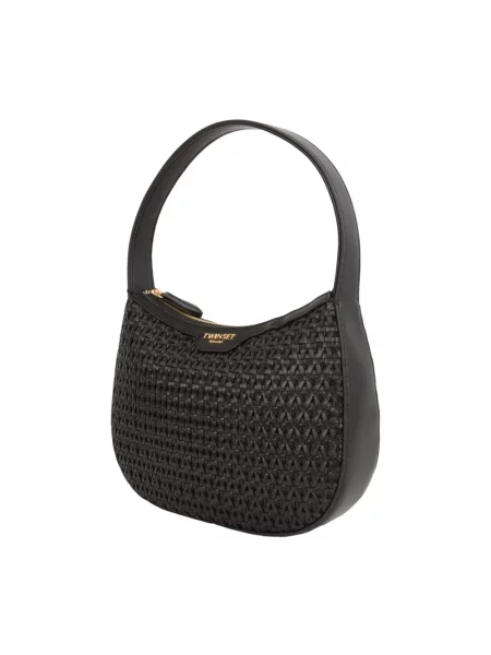 Torebka hobo Twinset czarna